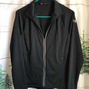 Under Armour women’s cold gear fitted zip up jacket